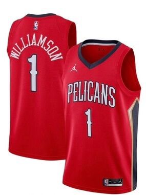 Jordan Kids New Orleans Pelicans #1 Red Basketball Jersey